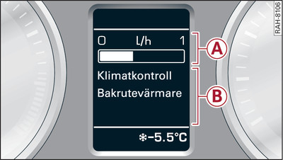 Kombiinstrument: extra förbrukare